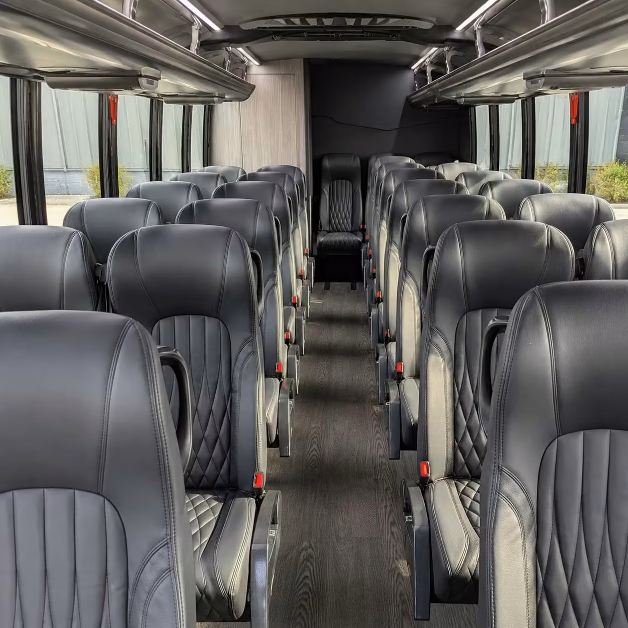 28 passenger minibus interior