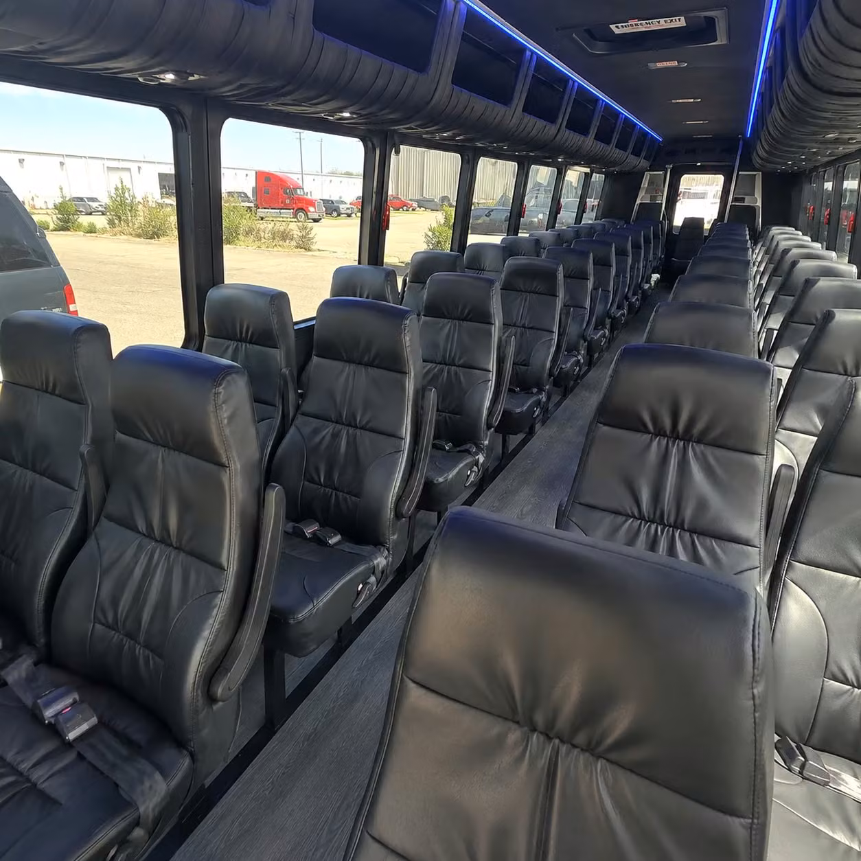 30 passenger minibus interior