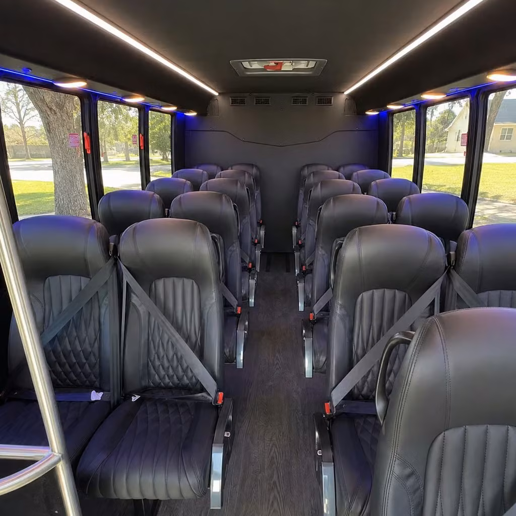 35 passenger minibus interior