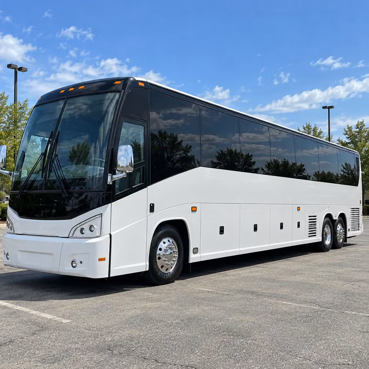 56 passenger charter bus