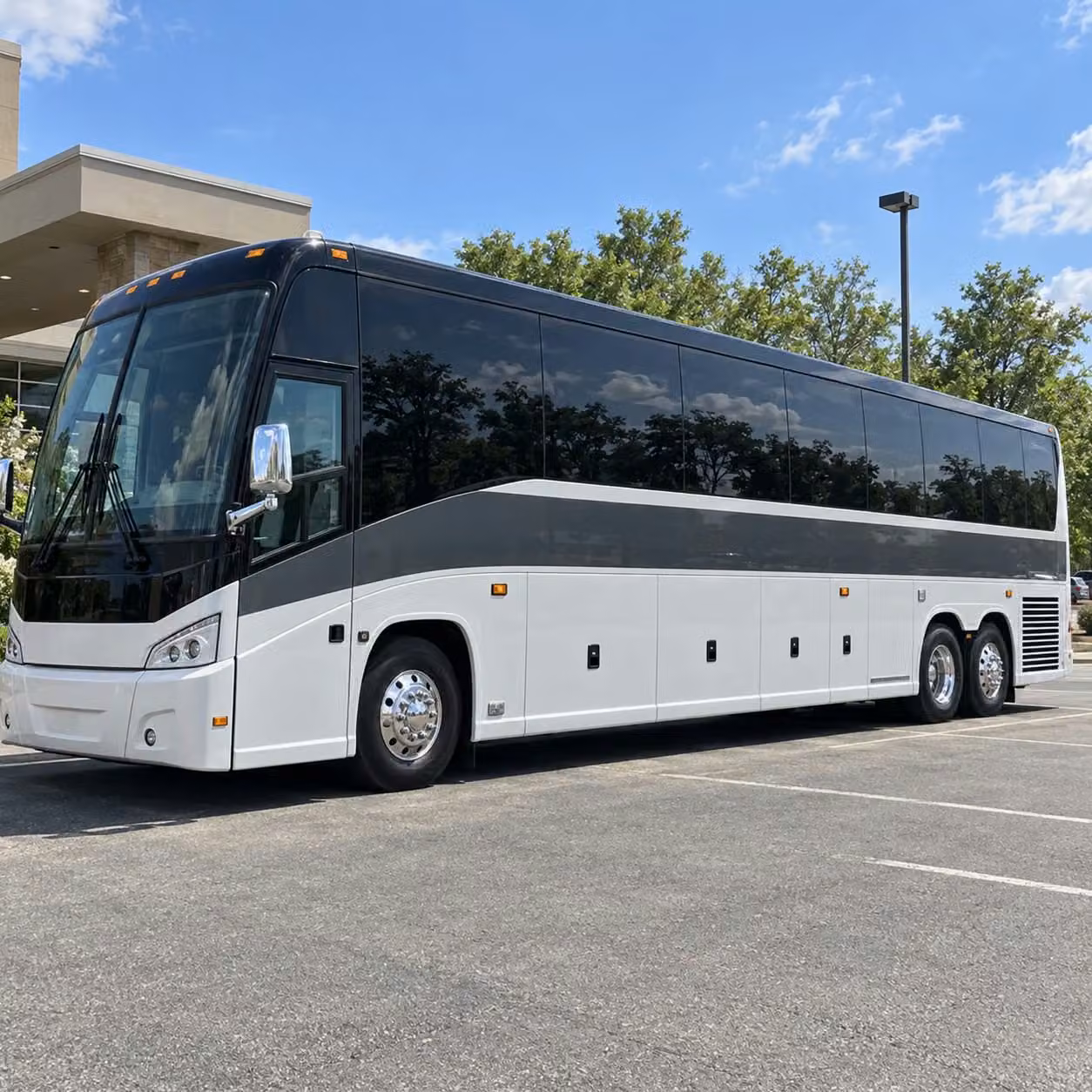 norman 56 passenger charter bus rental