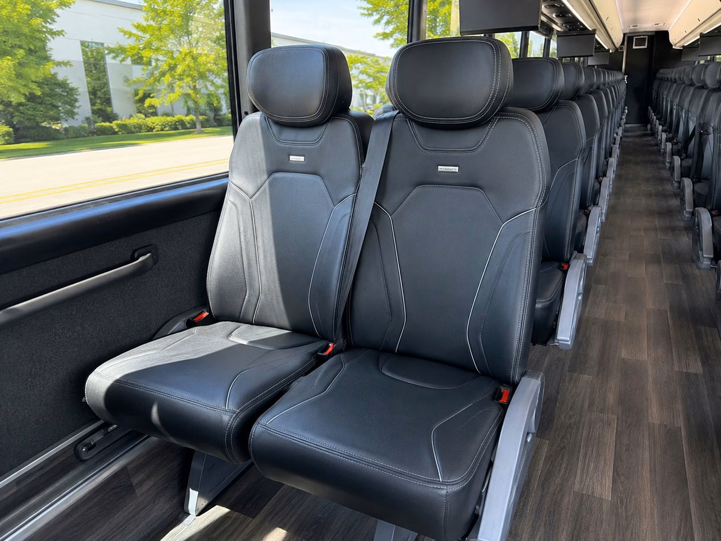norman charter bus interior gallery